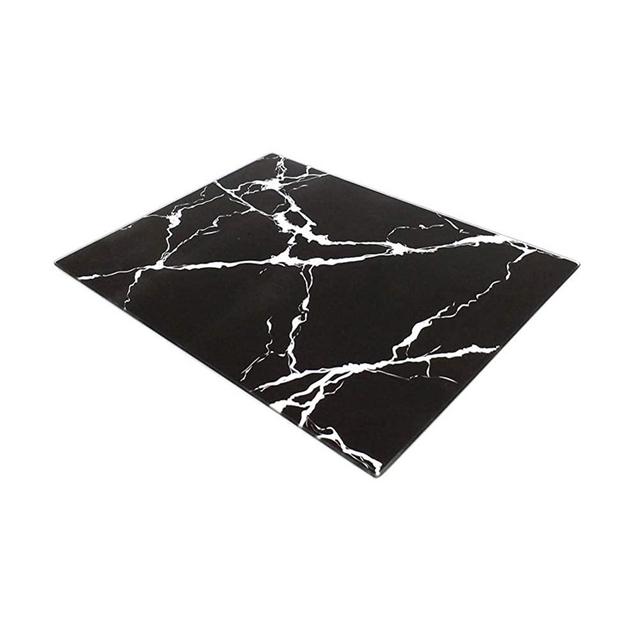 Marble Tempered Glass Cutting Board - Scratch Resistant, Heat Resistant -  15.7