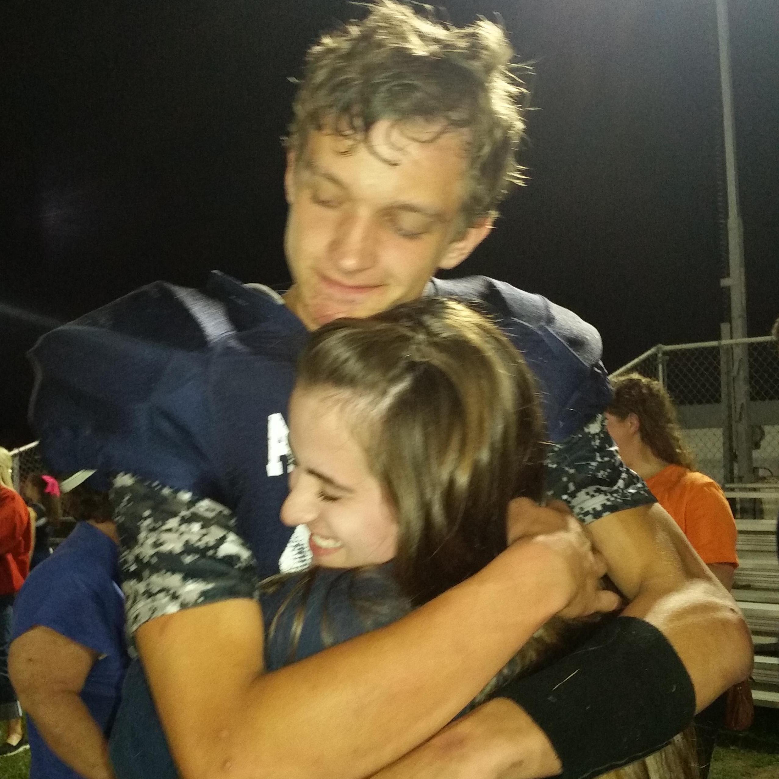 High School sweethearts ?