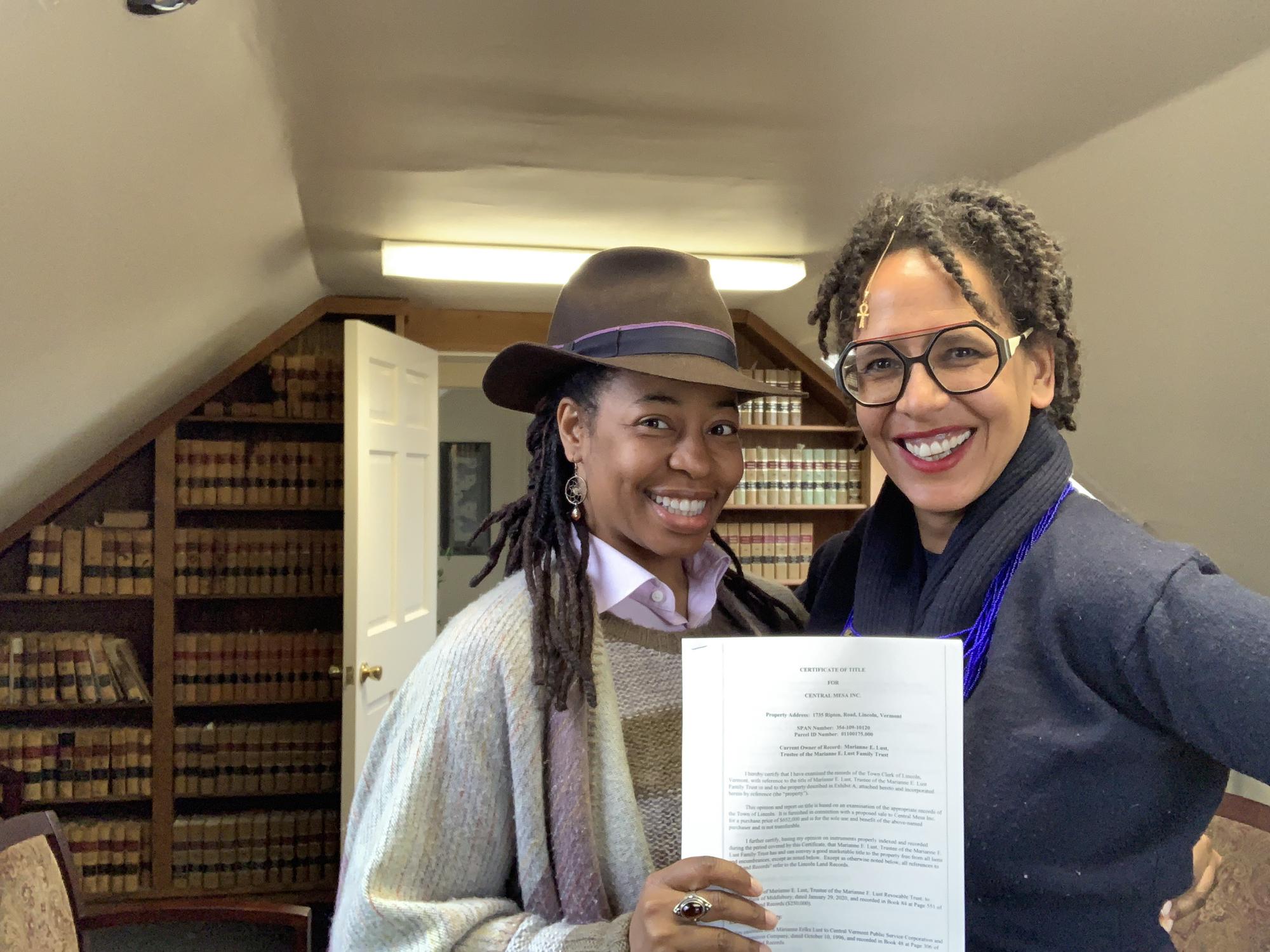 Signing the Deed!