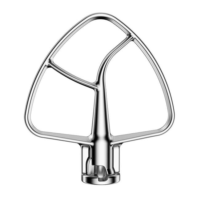 Beater for KitchenAid 4.5/5QT Tilt Head Stand Mixer, Stainless Steel Mixer Paddle for 4.5/5 Quart Tilt Head Stand Mixer, Mixer Attachment for KitchenAid, Dishwasher Safe, Silver