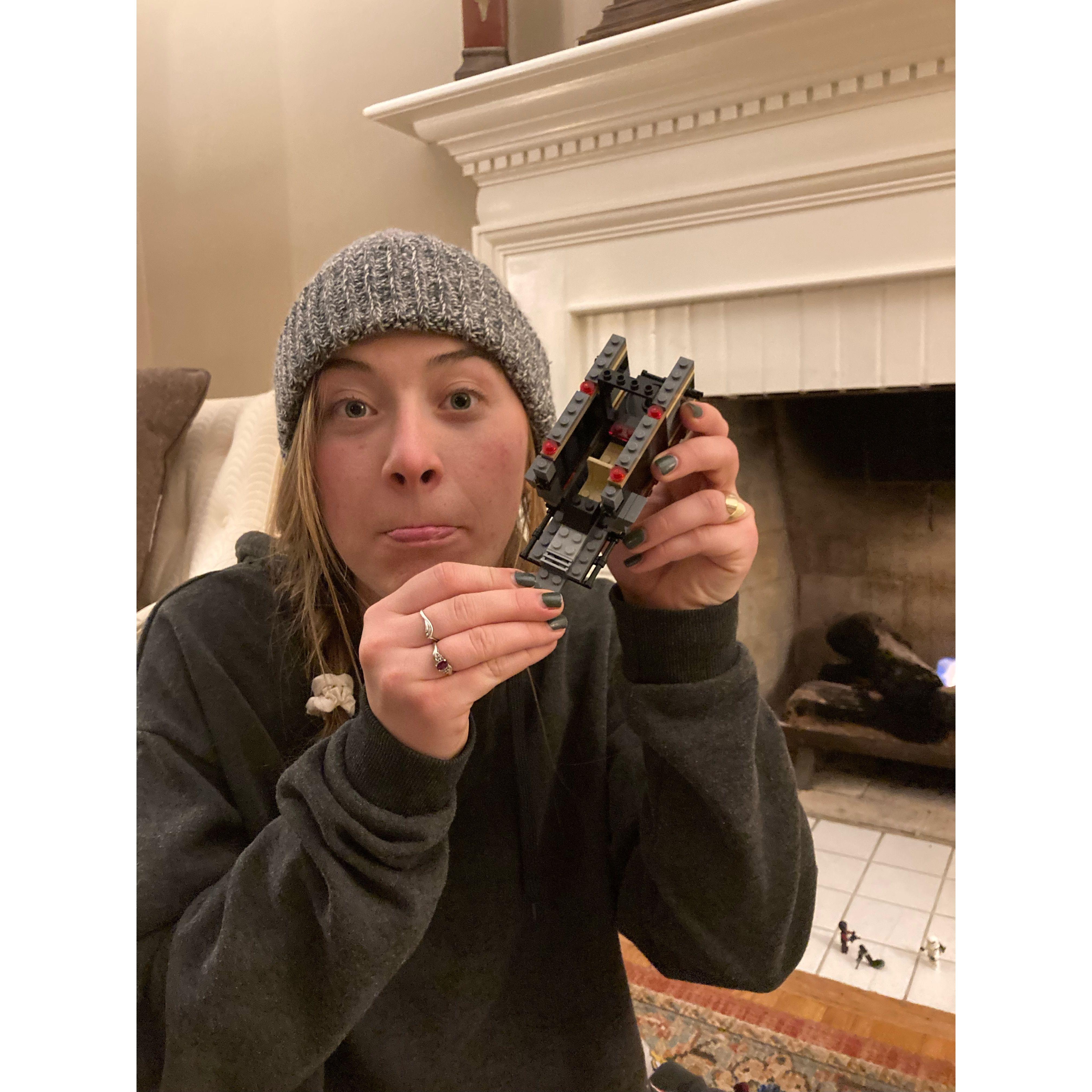 Date night - building Star Wars legos