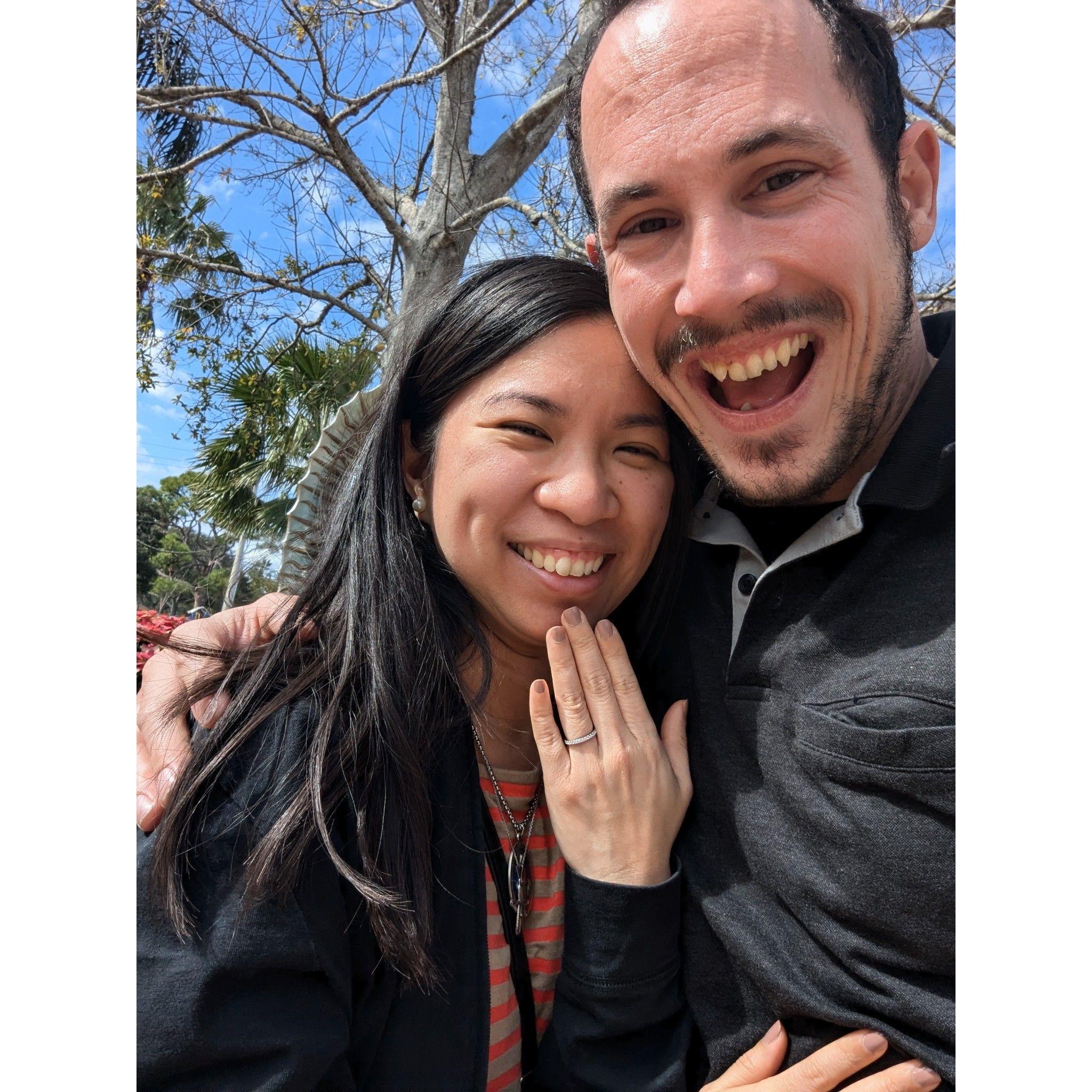 The day he proposed :)
