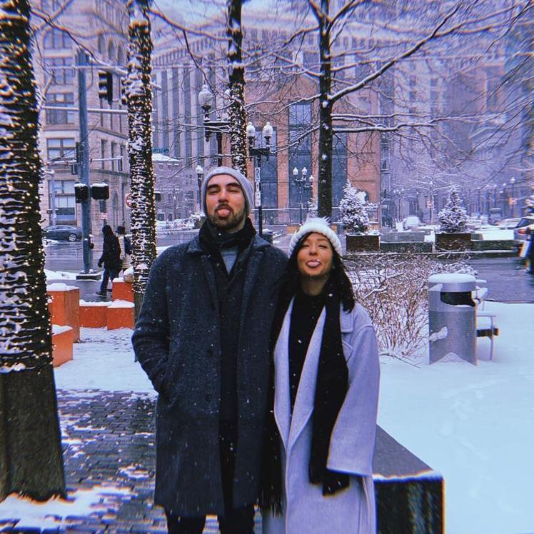 Experiencing snow in Boston