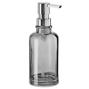 Oggi - OGGI® Round Glass 12 oz. Soap Dispenser in Smoke