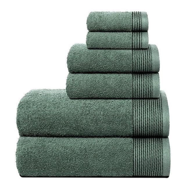 BELIZZI HOME Ultra Soft 6 Pack Cotton Towel Set, Contains 2 Bath Towels  28x55 inch, 2 Hand Towels 16x24 inch & 2 Wash Coths 12x12 inch, Ideal  Everyday use, Compact & Lightweight - Tan 