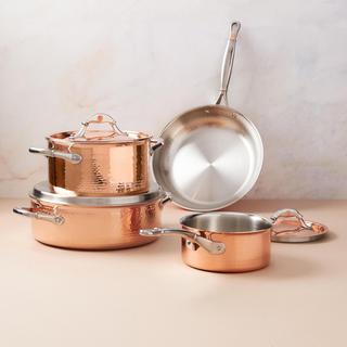 Symphonia Cupra 7-Piece Copper Cookware Set