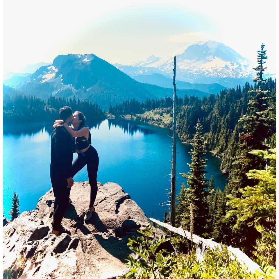 This picture says it all...Our first trip to Washington State together. One we will remember forever. This trip was full of so much love and pure happiness!