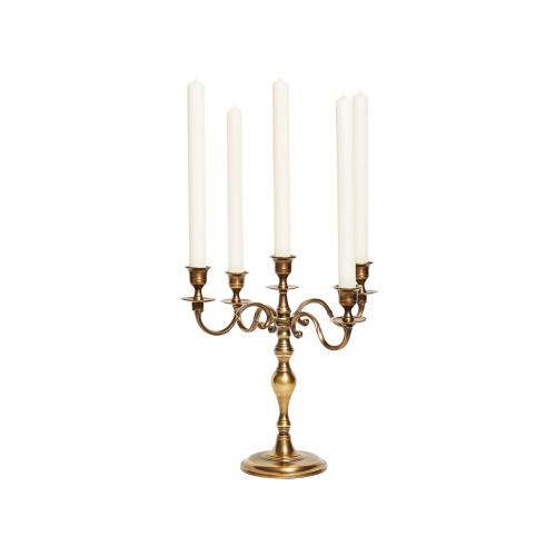 5 Arm House Brass Candelabra
