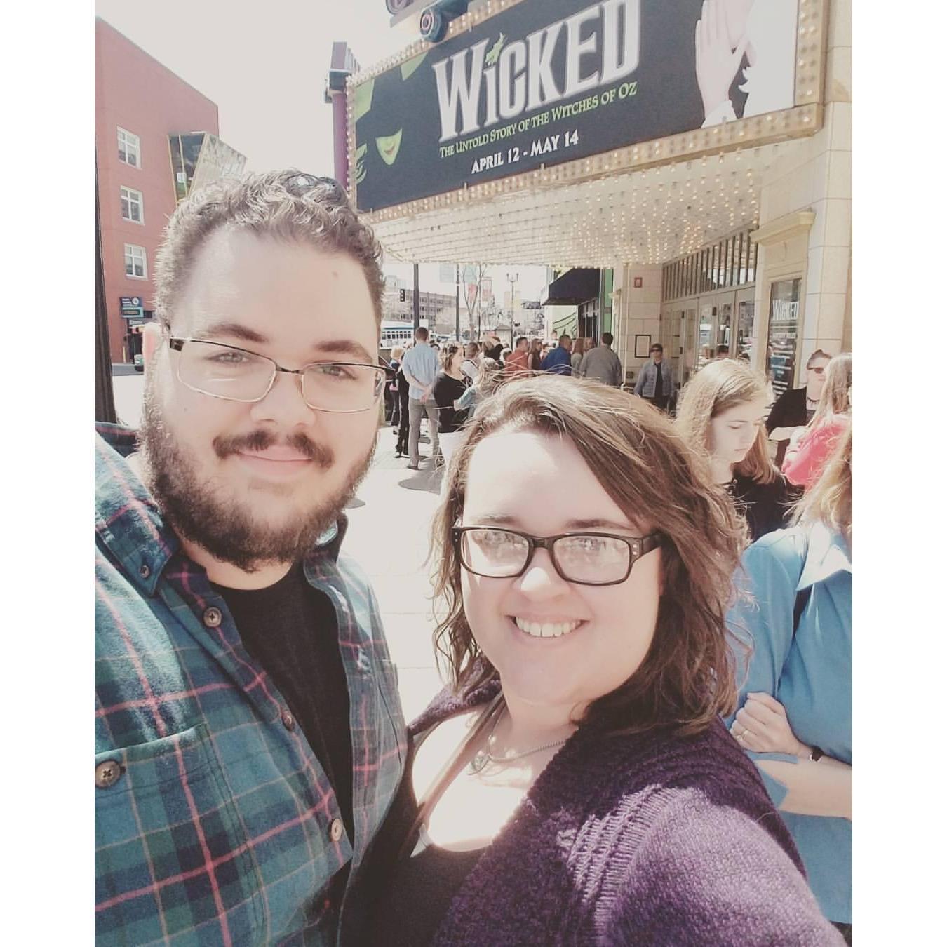 Wicked the Musical! April 2017.