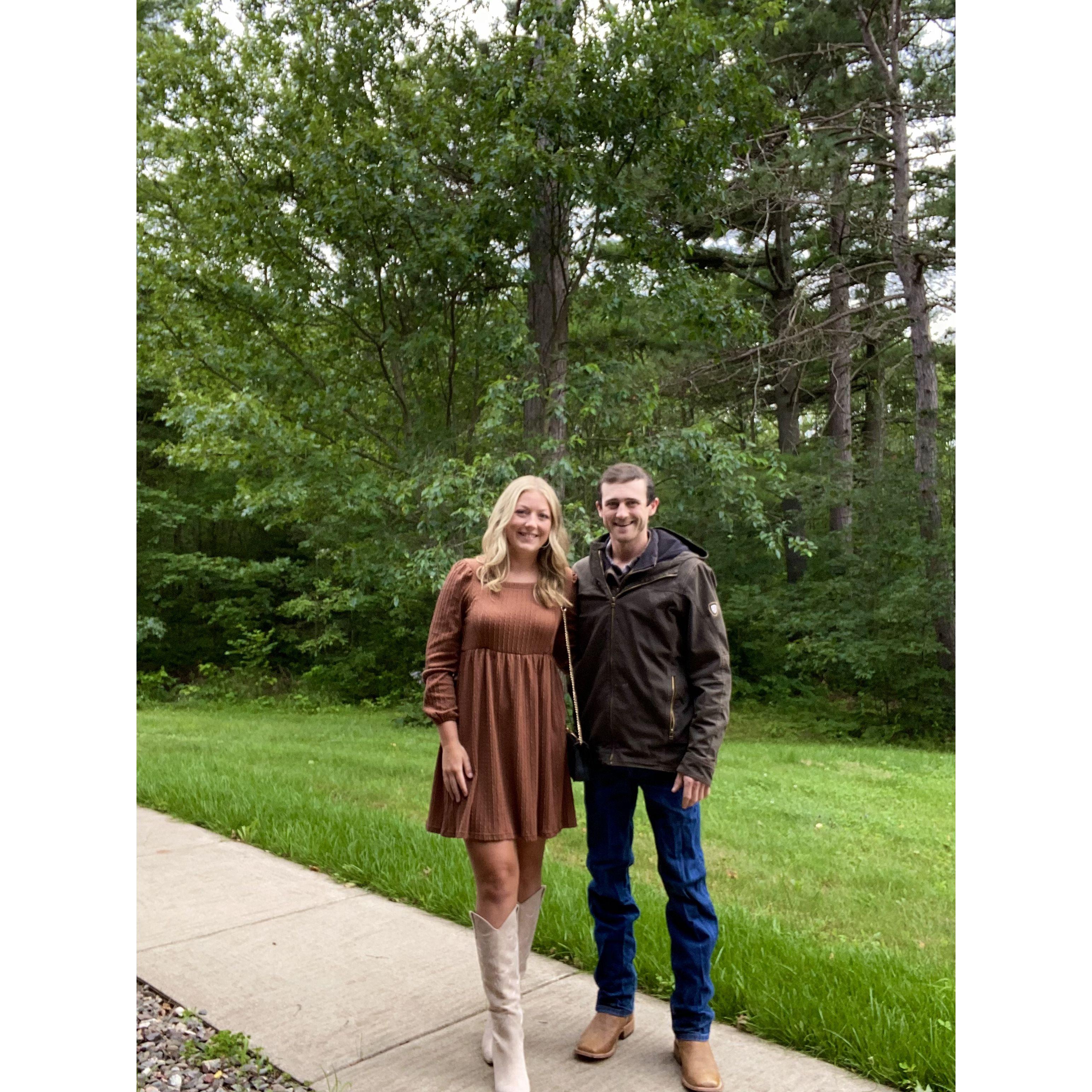 Our 1-year anniversary photo!