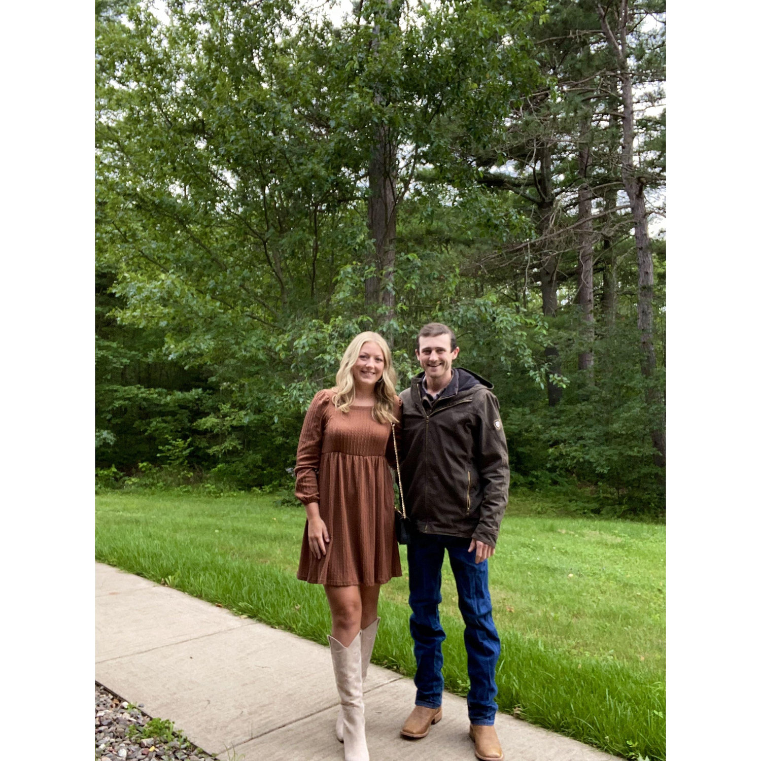 Our 1-year anniversary photo!