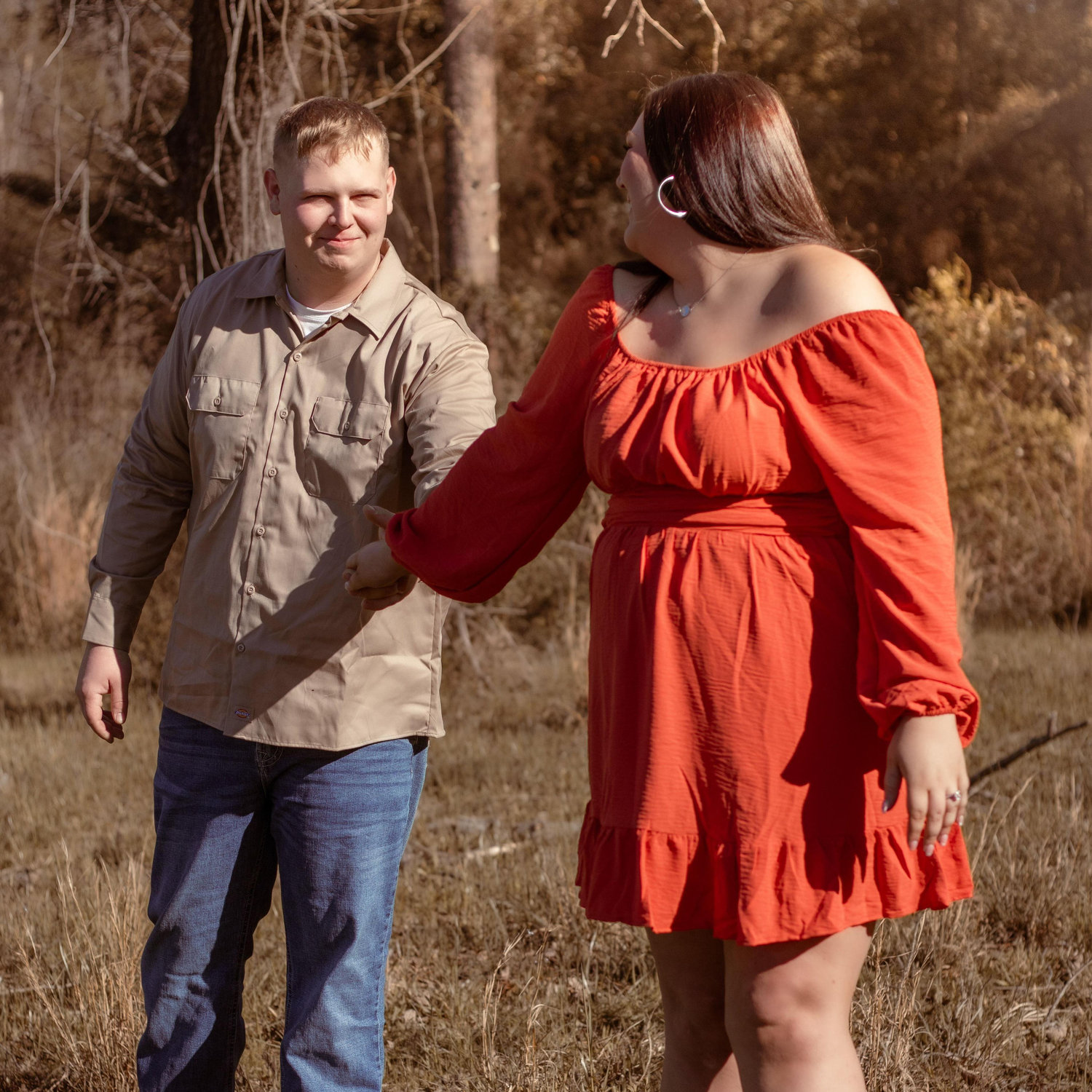 The way he looks at me <3