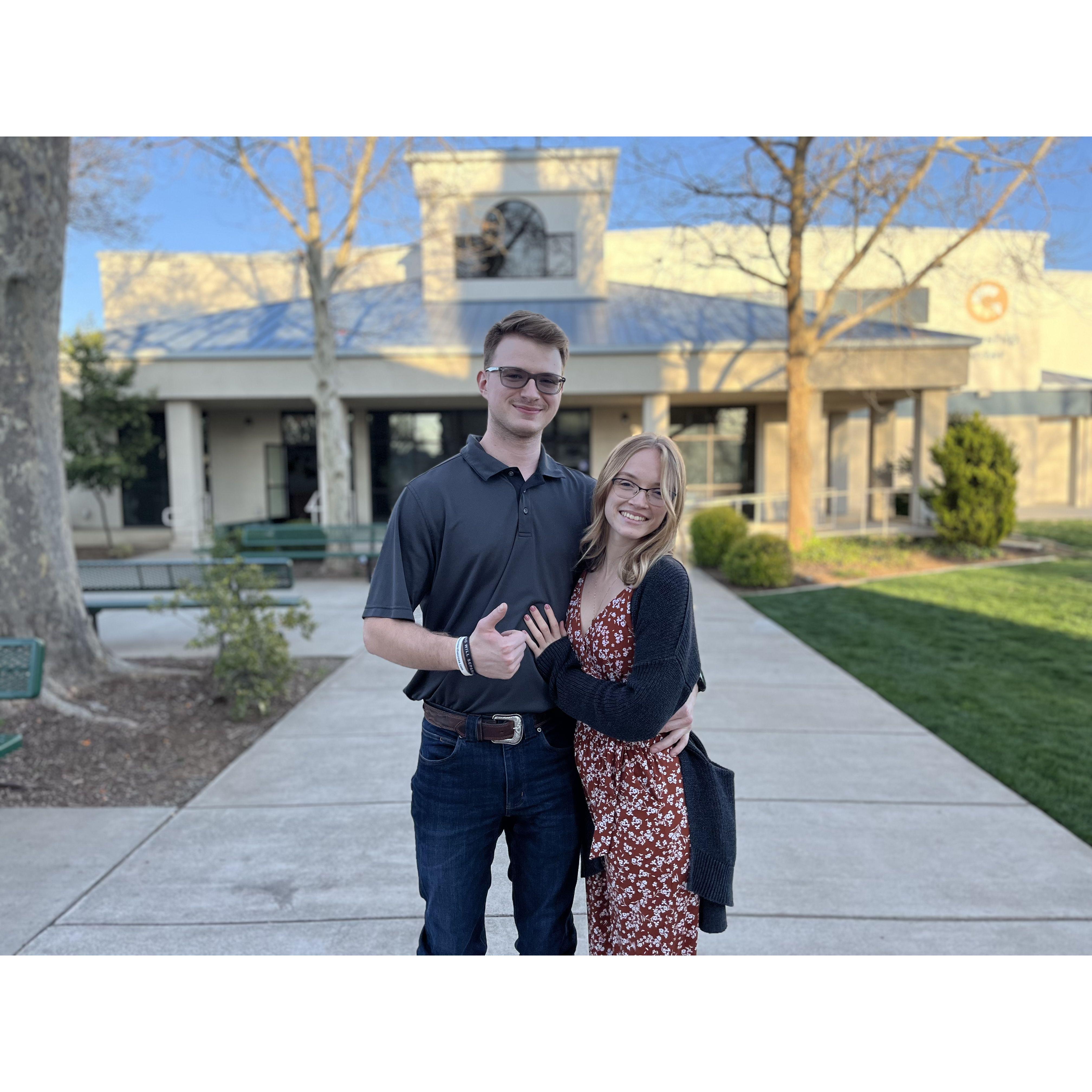 One of our most recent visits to Chico, for Grandma Jean and Grandpa Frank's memorial service