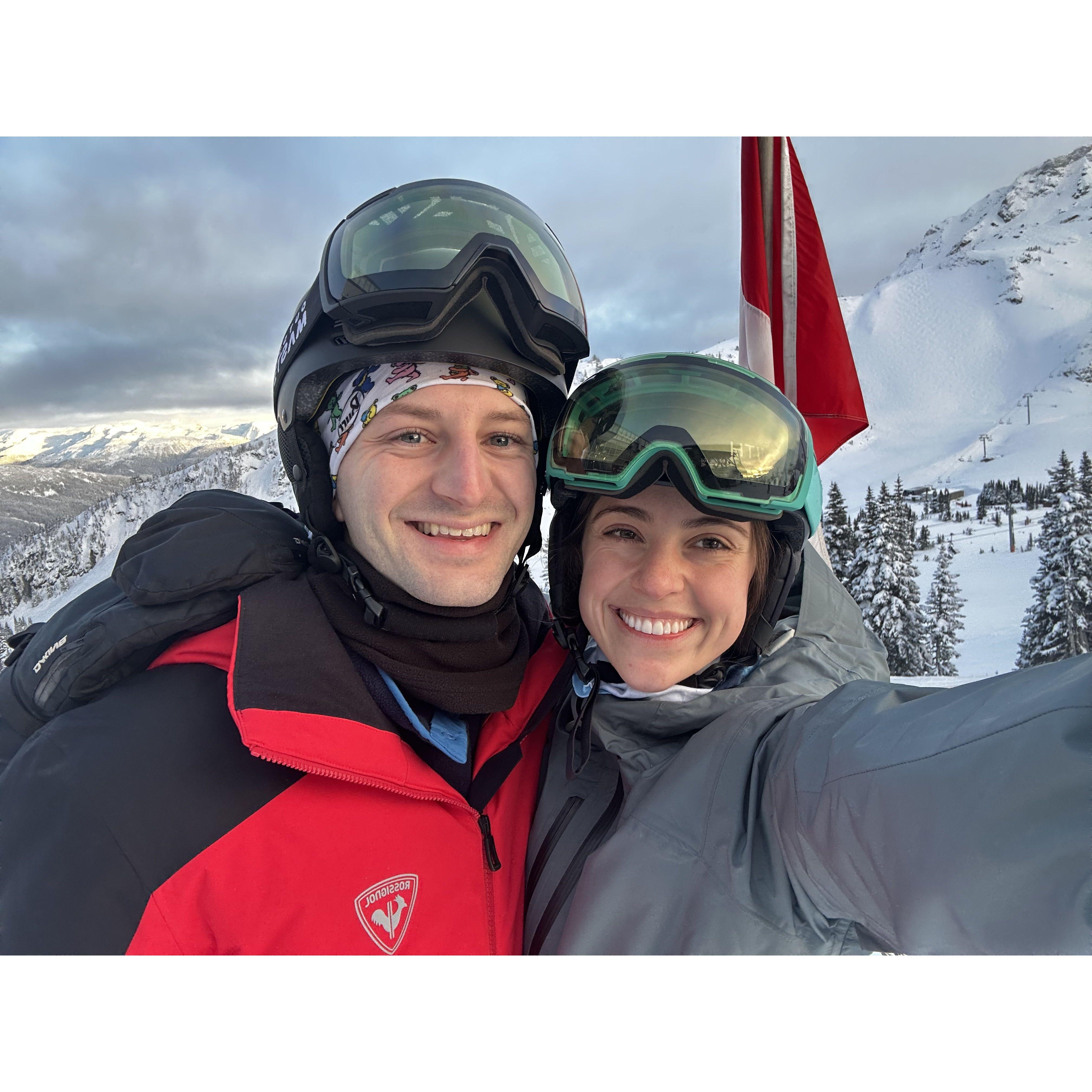 Skiing in Whistler!