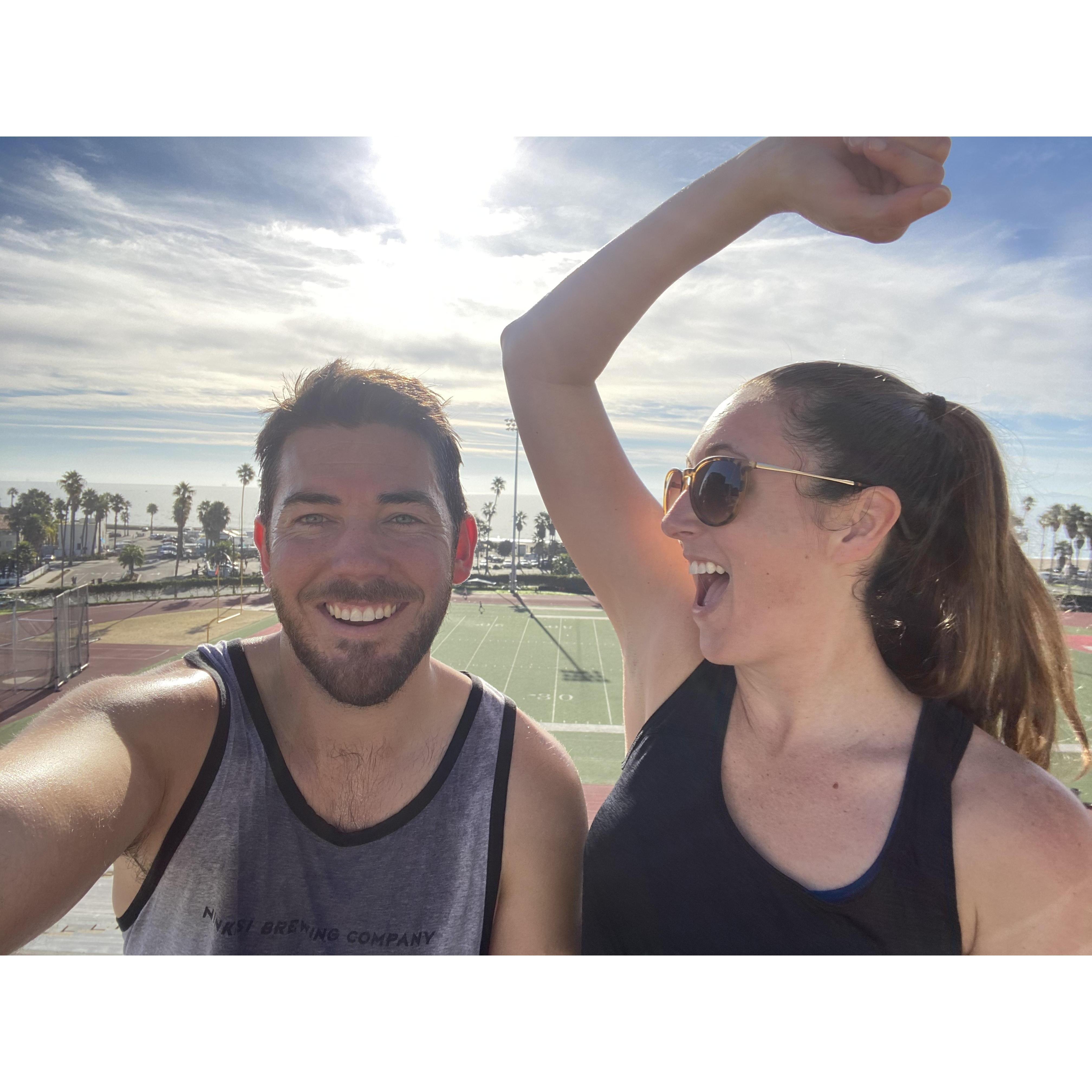 Post workout shenanigans
