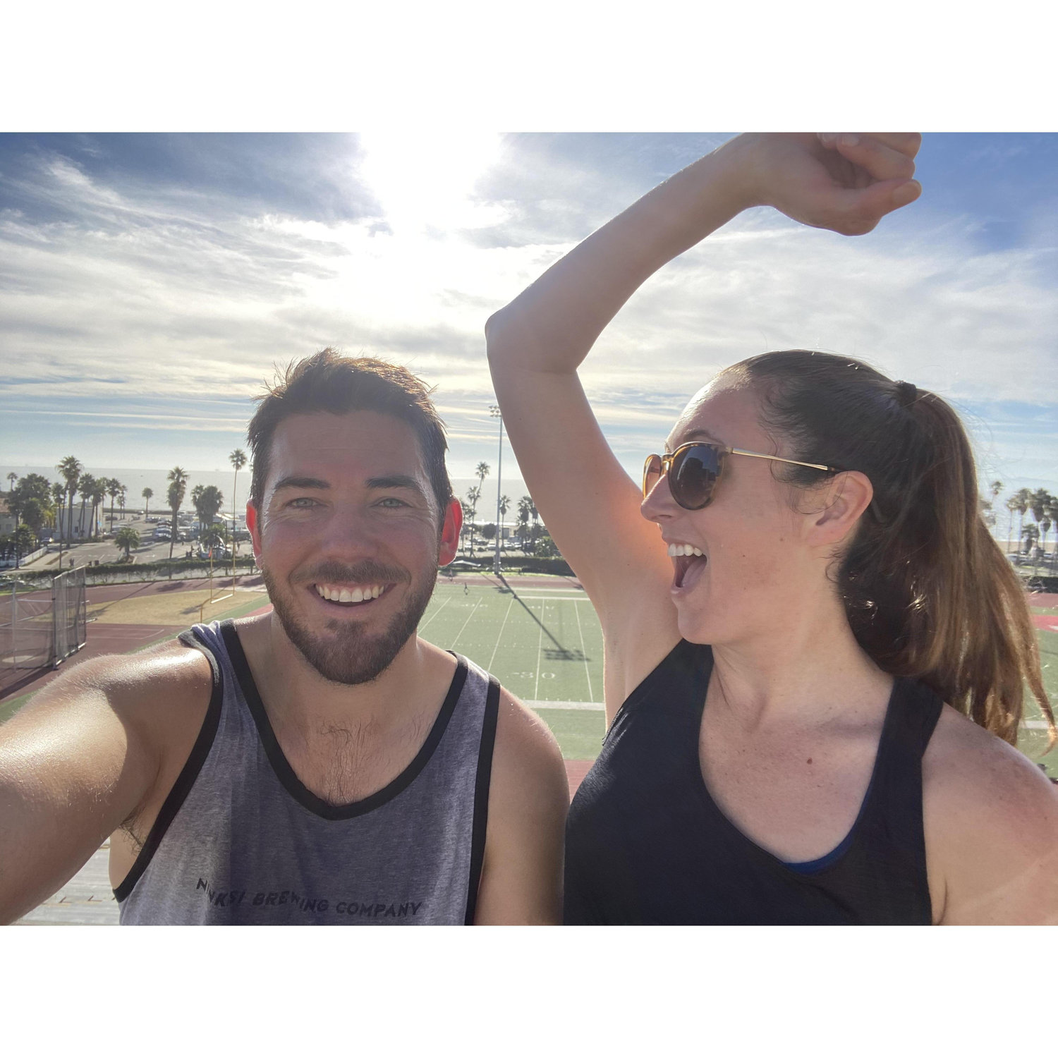 Post workout shenanigans