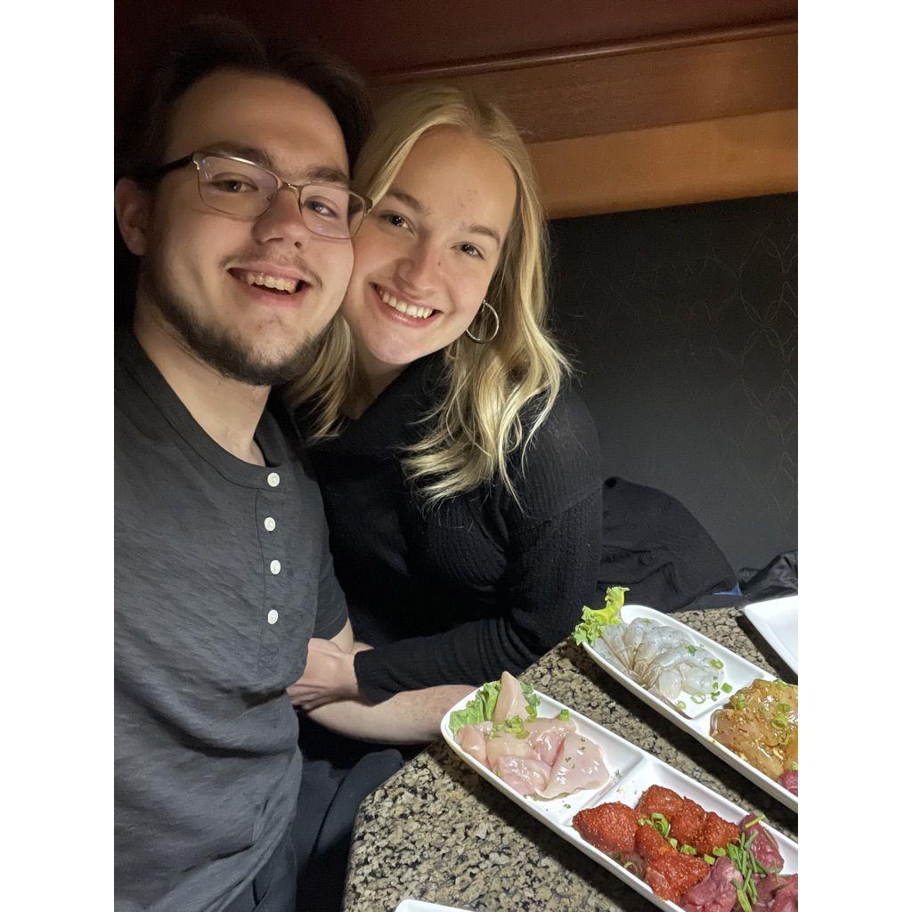 4/24/23: 2 year anniversary at The Melting Pot