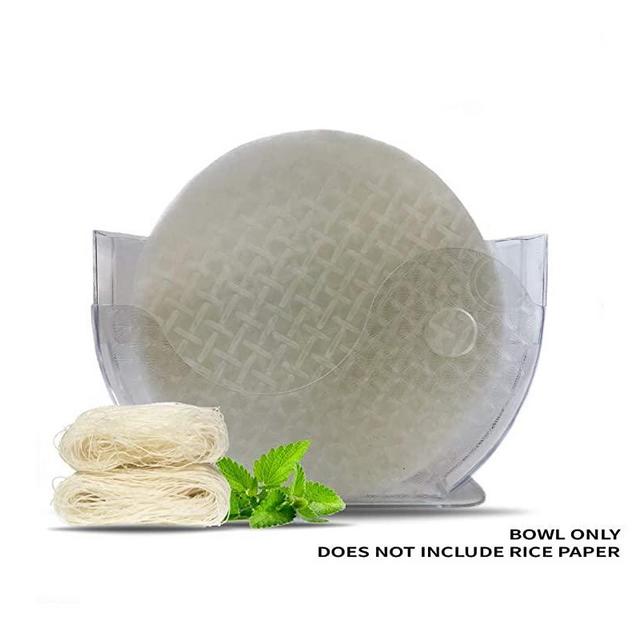 Rice Paper and Water Bowl Holder (Holds Up To 27cm Rice Paper) for making Fresh Spring Rolls (Rice Paper Not Included)