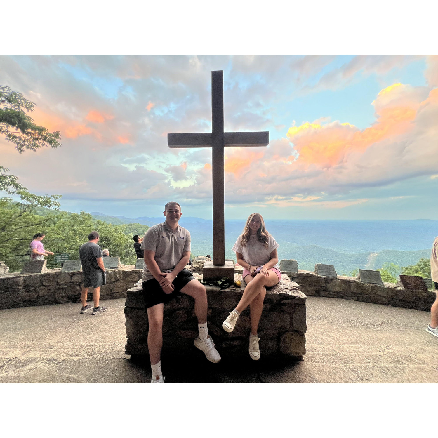 Our first road trip! Zack knew Pretty Place was on Gabby’s bucket list so he brought her there on a week long road trip. They also spent time in North Carolina white water rafting and ziplining!