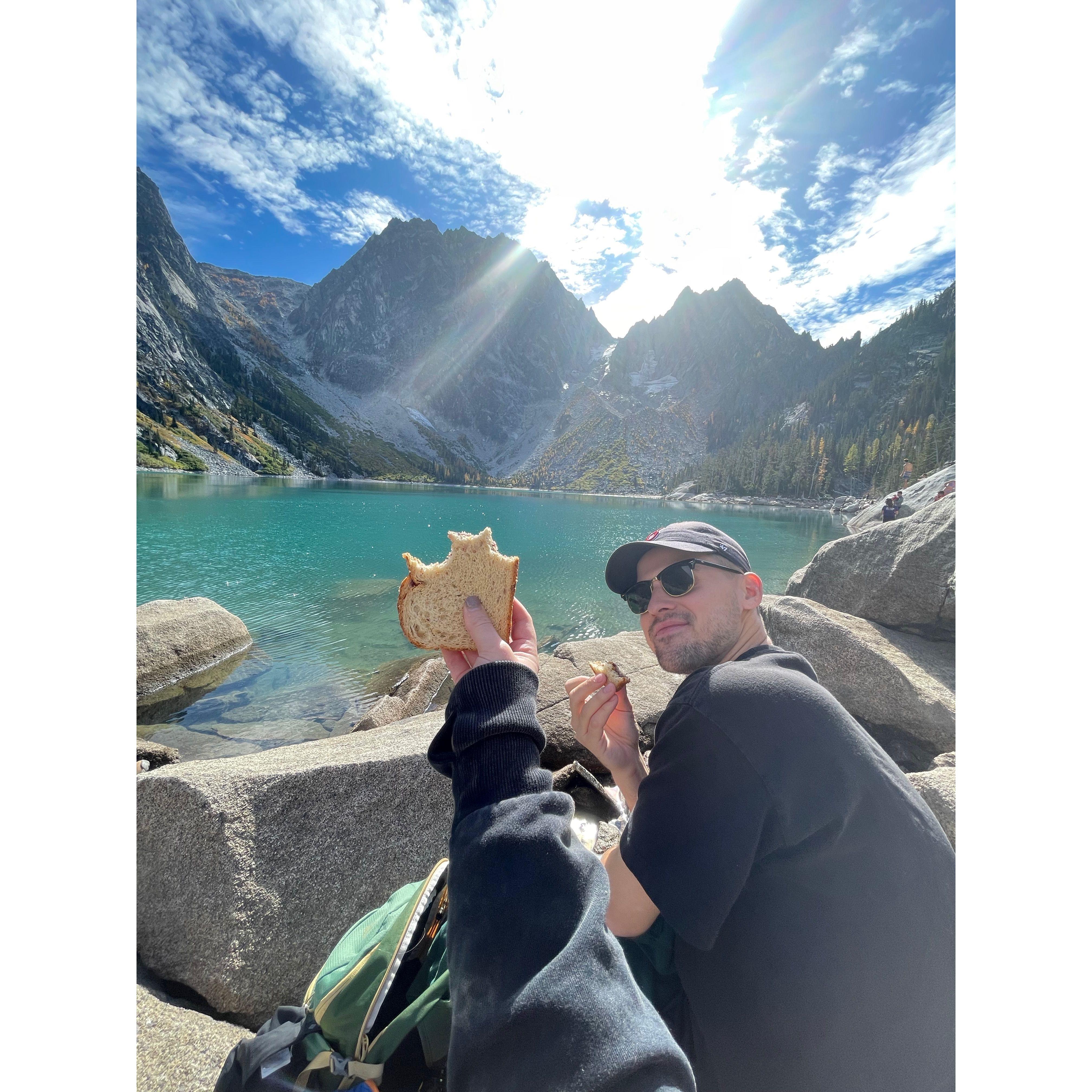 Snackin in Leavenworth, WA.