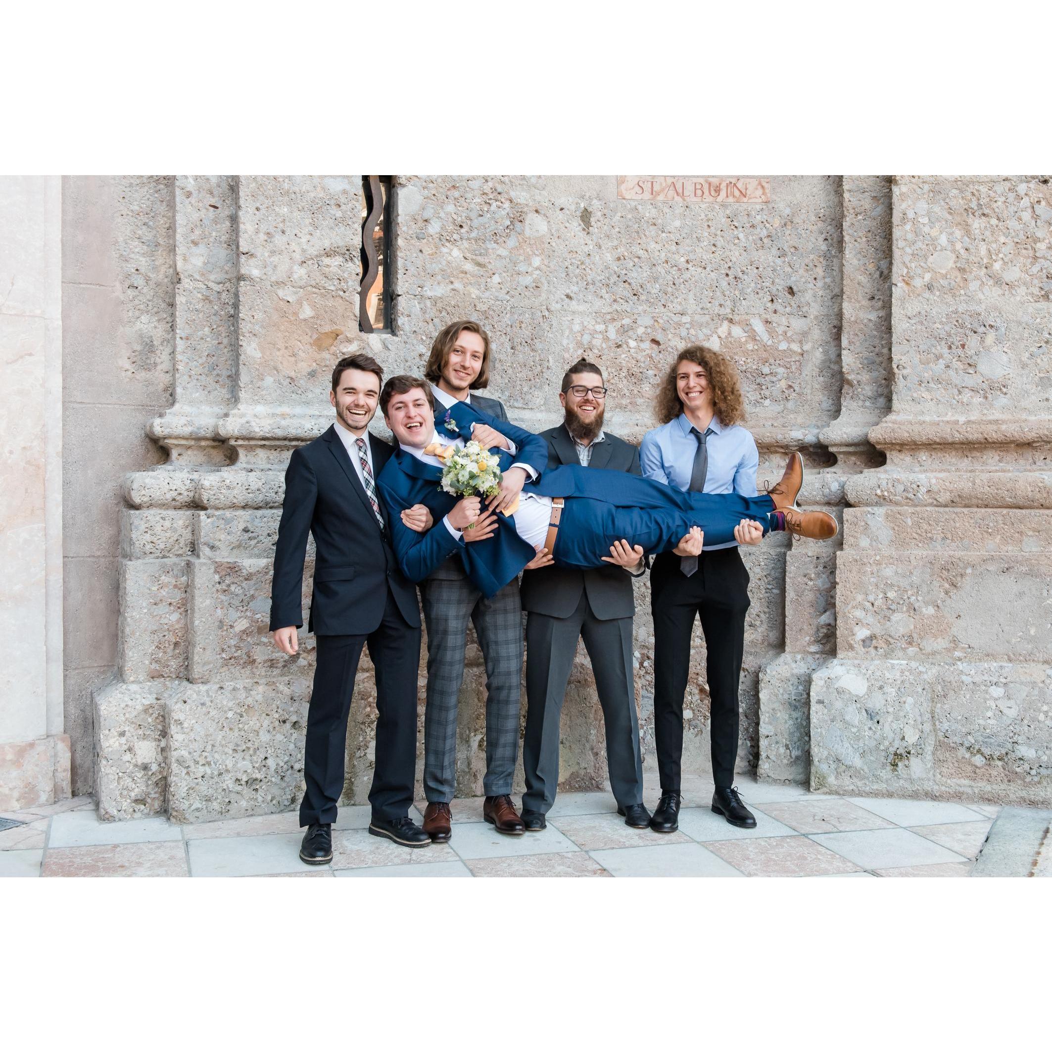 Matthias and his friends from Innsbruck!