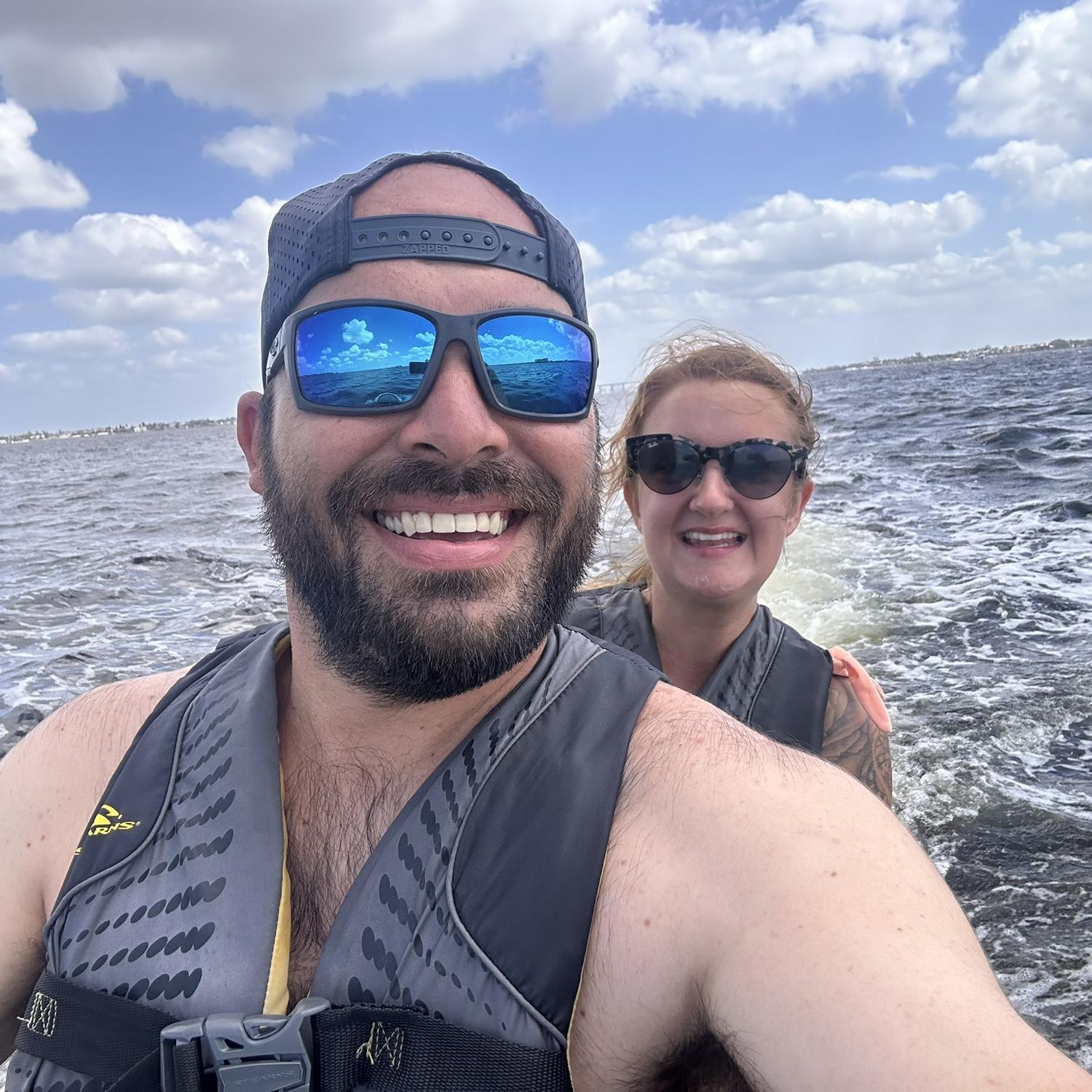 We love being on the water. Love to jetski