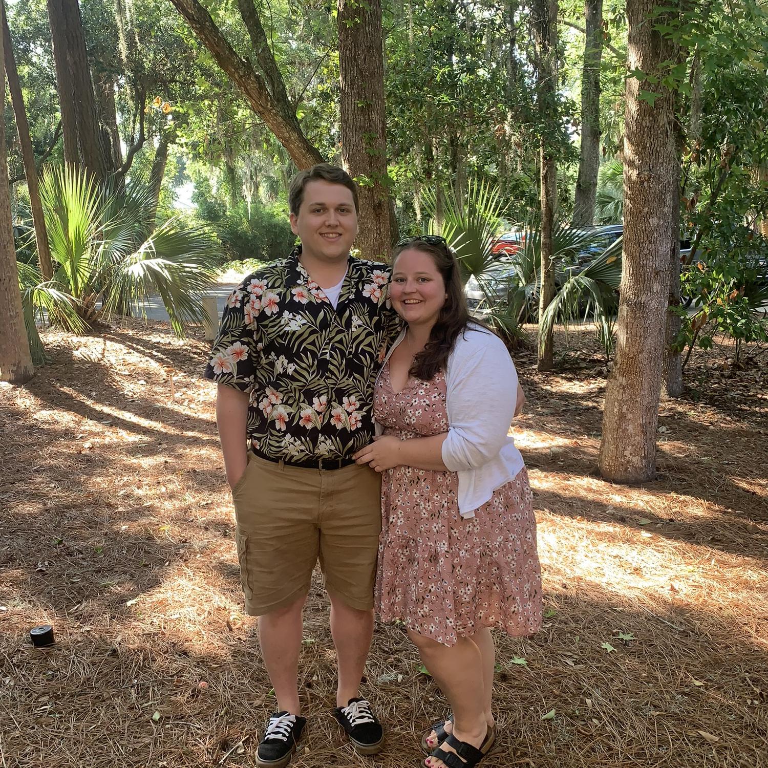 Our last photo before getting engaged- Dallas wanted to know if anyone else needed Tums π