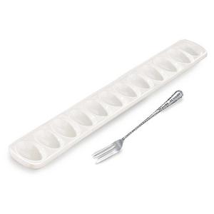 Mud Pie Circa Deviled Egg Tray & Feeling Devilish Fork
