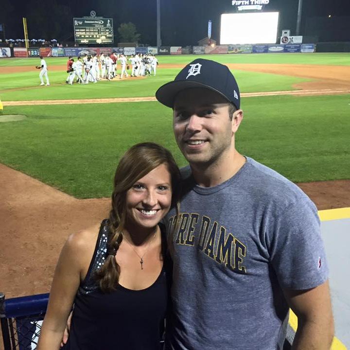 The very first photo together. 
Also the game Abby was too nervous to kiss Zach on the Kiss Cam and turned him down in front of all the fans. Kiss Cam's are still a sore subject!