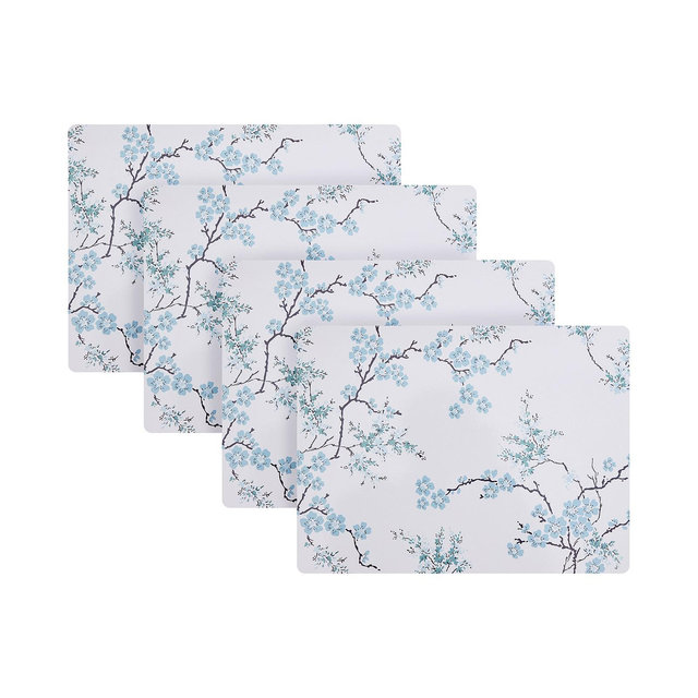 Laura Ashley Cork Placemats Set of 4, 16" x 12"