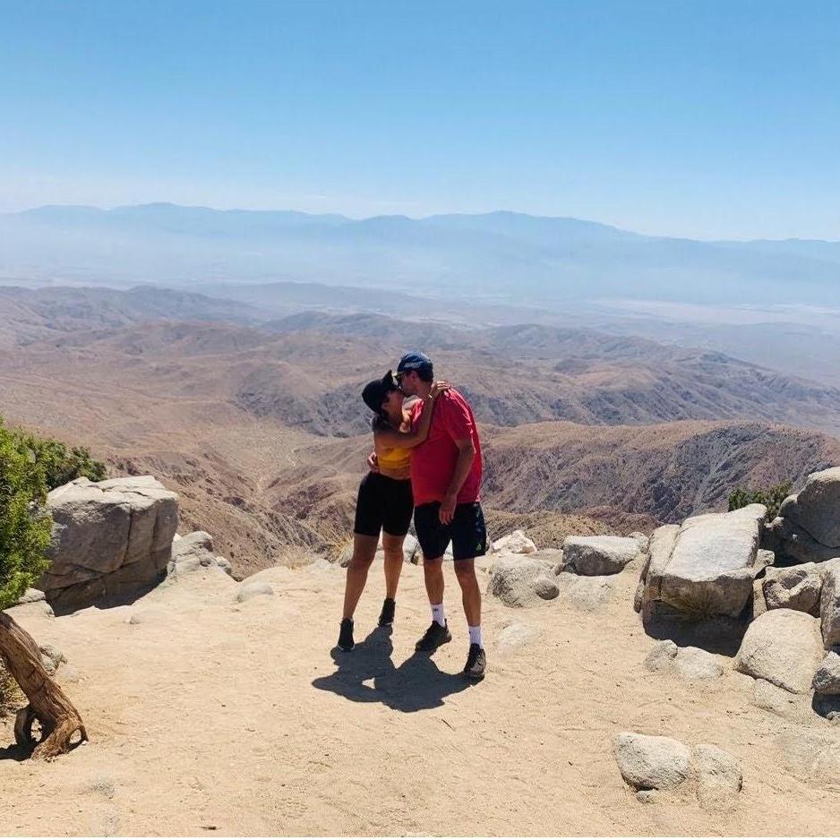 Pandemic trip to California. Caro and Tom drove to/from Joshua tree with their good friends Steph and Blake. Someone should have checked the weather since it was going to be 110 degrees...