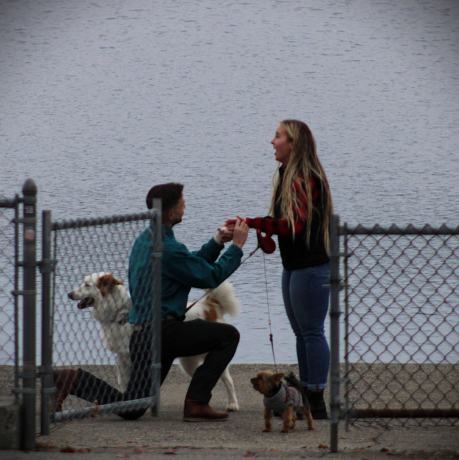She said yes!