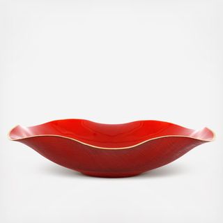 Holiday Glass Serving Bowl