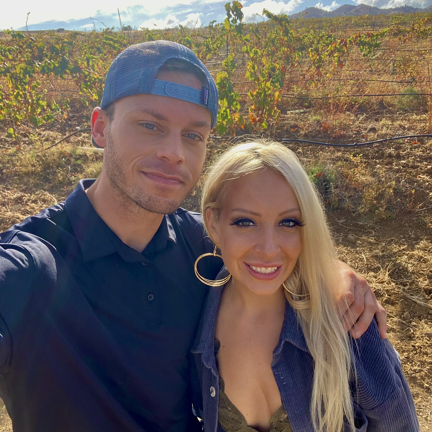 our first fight, a winery day in spain when i wore fake eyelashes & matt wore sweats & a backwards hat, aw