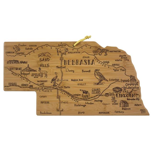 Totally Bamboo® Nebraska Destination Cutting Board