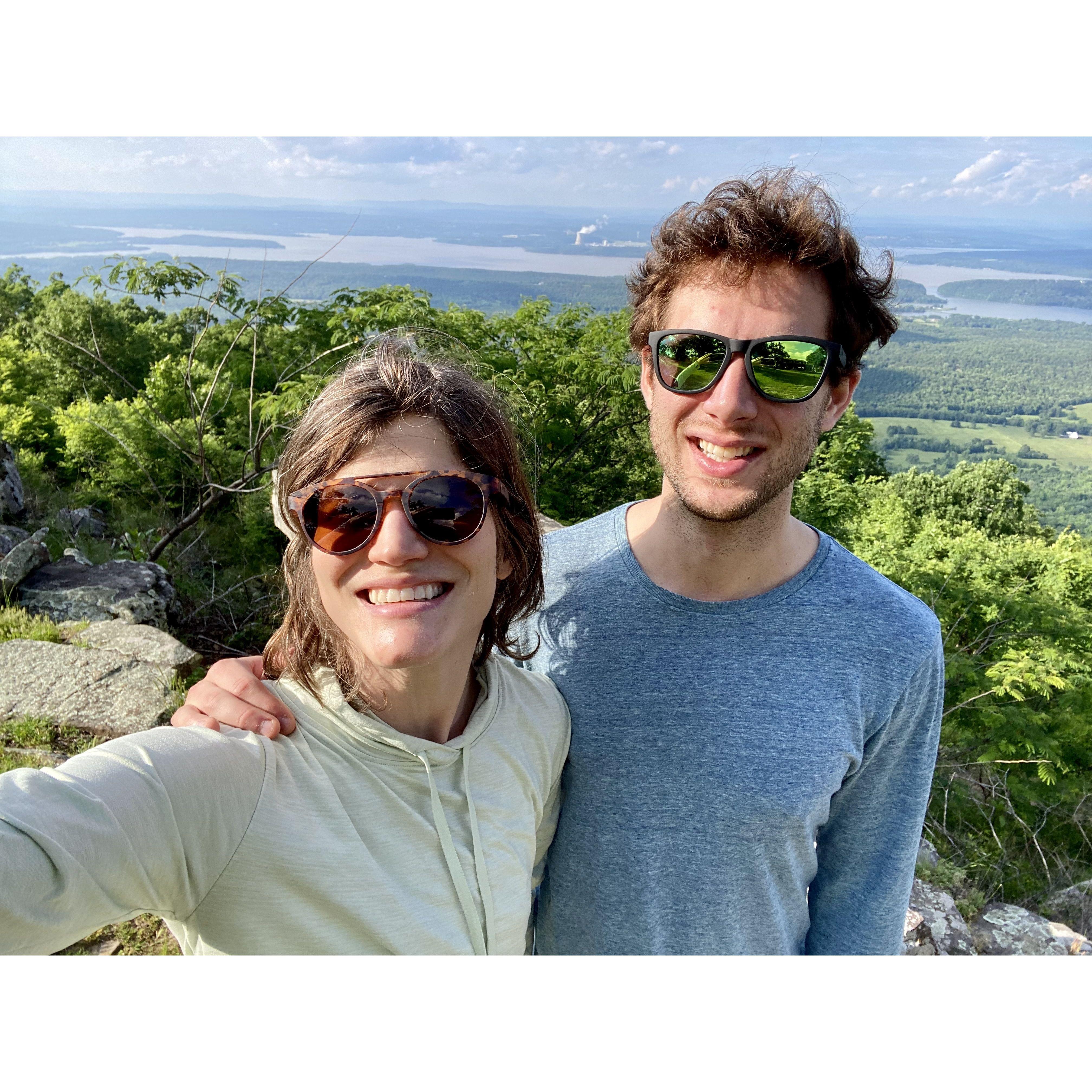 Atop Mount Nebo in Arkansas