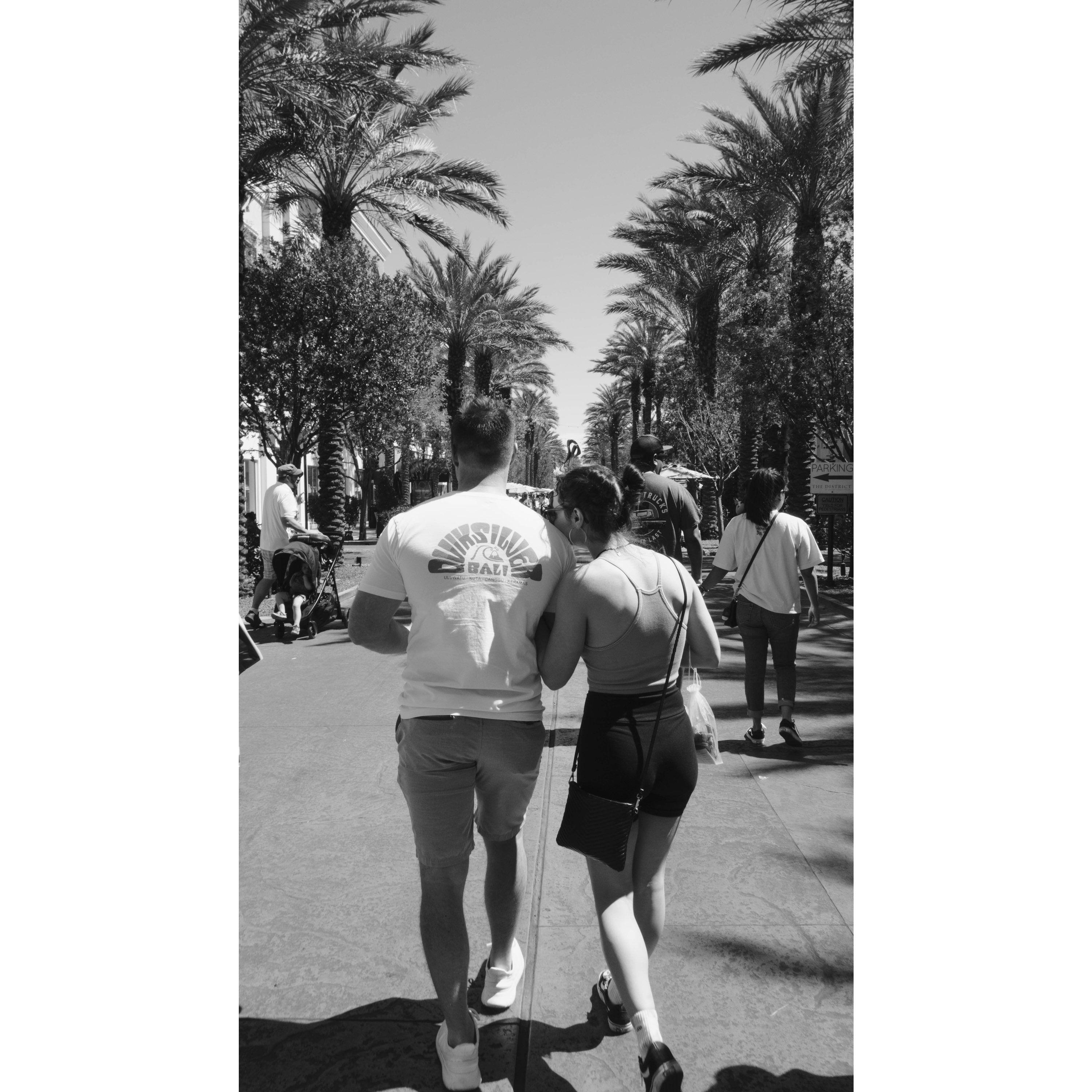Ben and Autumn in Las Vegas, NV in April 2023