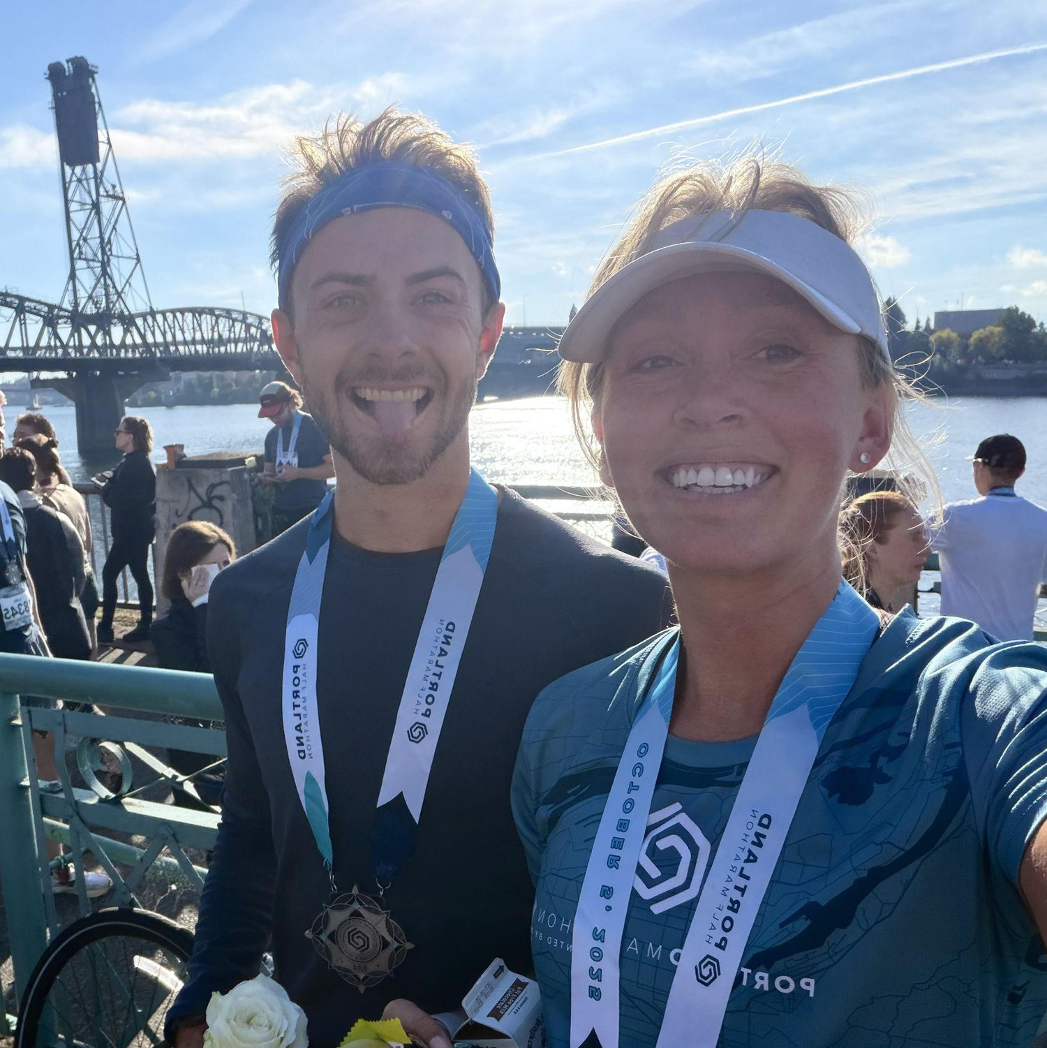 We ran the 2025 Portland half marathon!