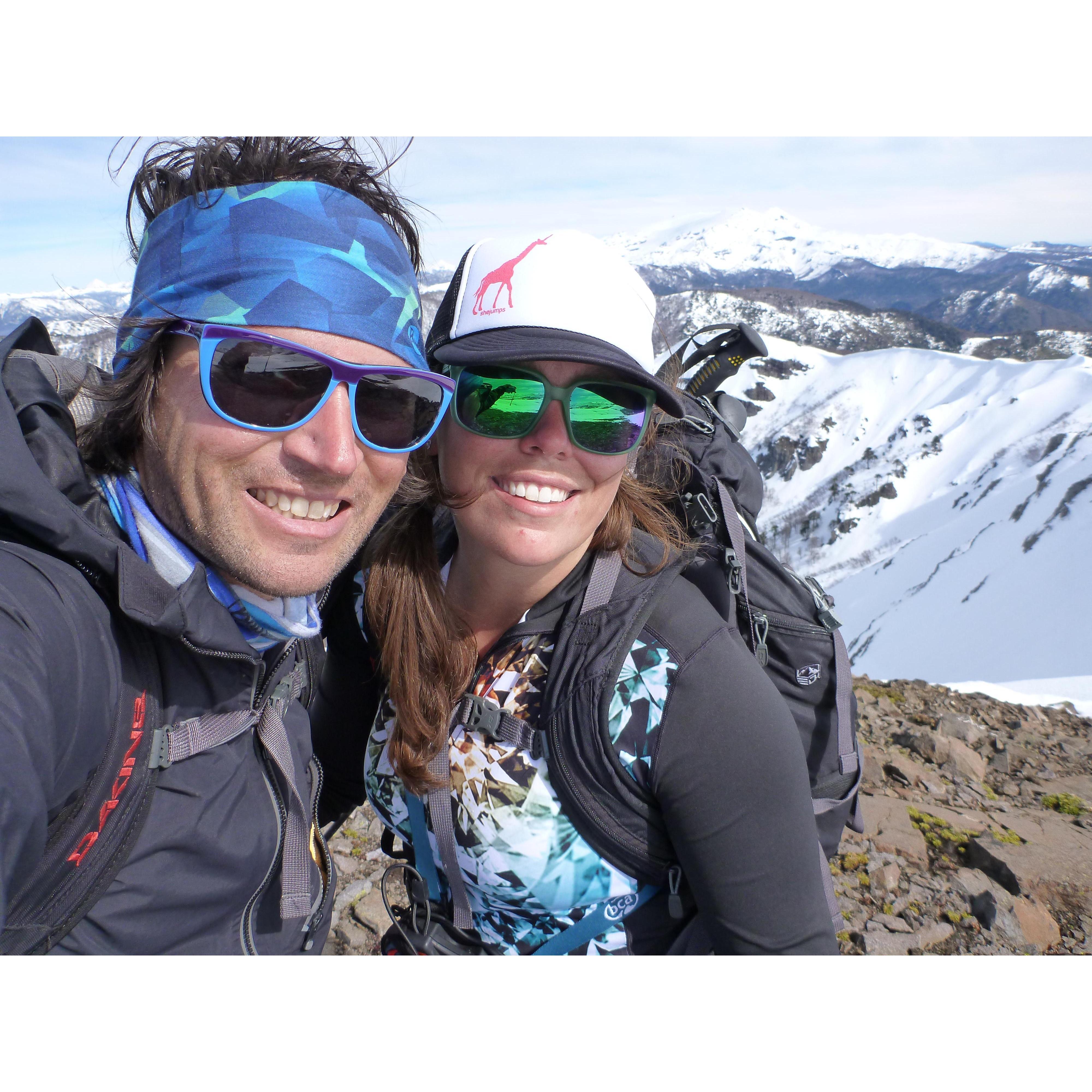 Climbing yet another mountain in Chile together with our dear friend Jerome Boulay.