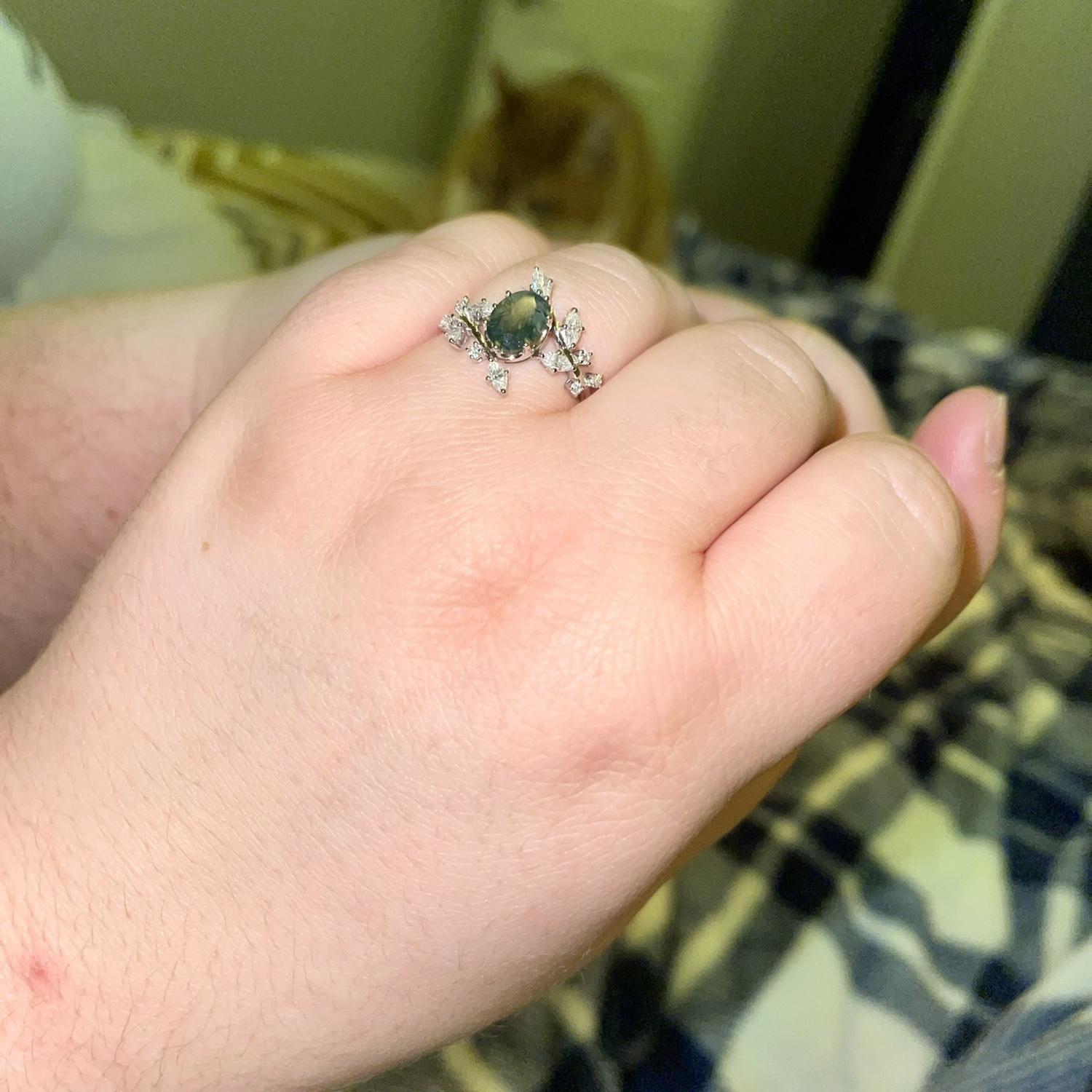 As soon as I saw this ring, I knew that it was the one I was going to give Carissa :)- Kelly
