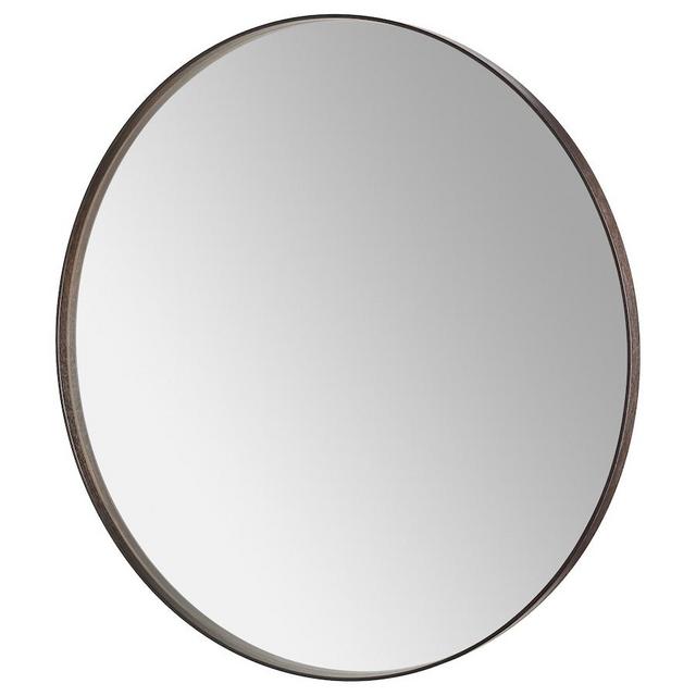 SANDANE Mirror, black-brown veneer31 1/2 "