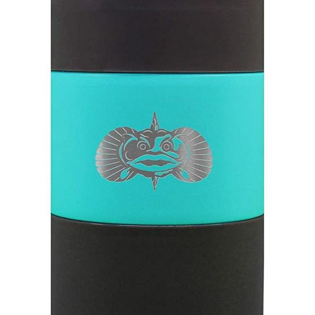 Toadfish Can Cooler - Non-Tipping Suction Cup Can Cooler - Double Wall Vacuum Insulation Insulated Can Cooler Designed to Stay Upright and Not Spill - Stainless Steel Construction (Teal) (Teal)