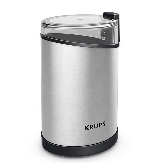 KRUPS GX204 One-Touch Grinder for Coffee, Spice, and Dry Herb with Stainless Steel Blades, 12 cup capacity