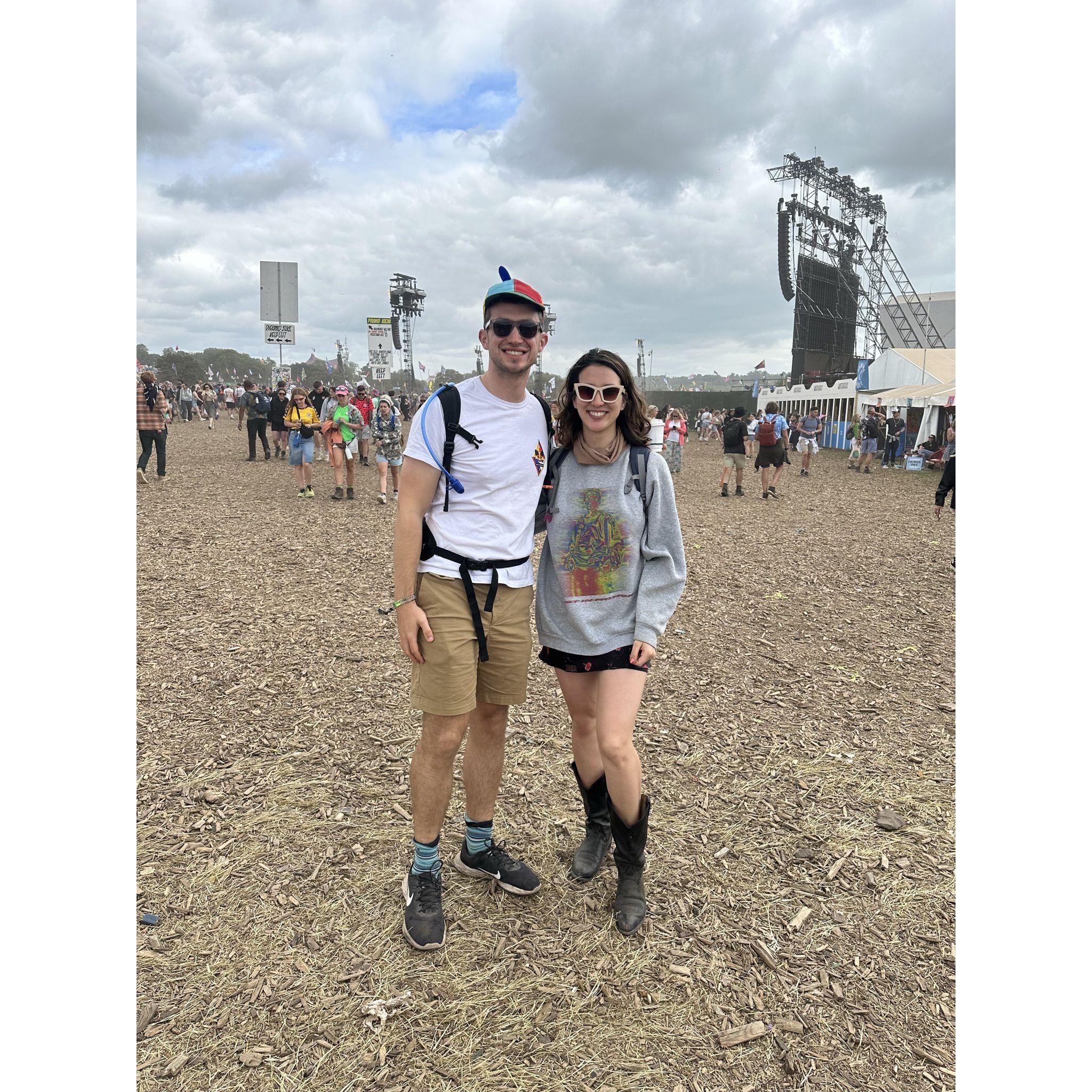 The first and last year that we won the Glasto lottery.