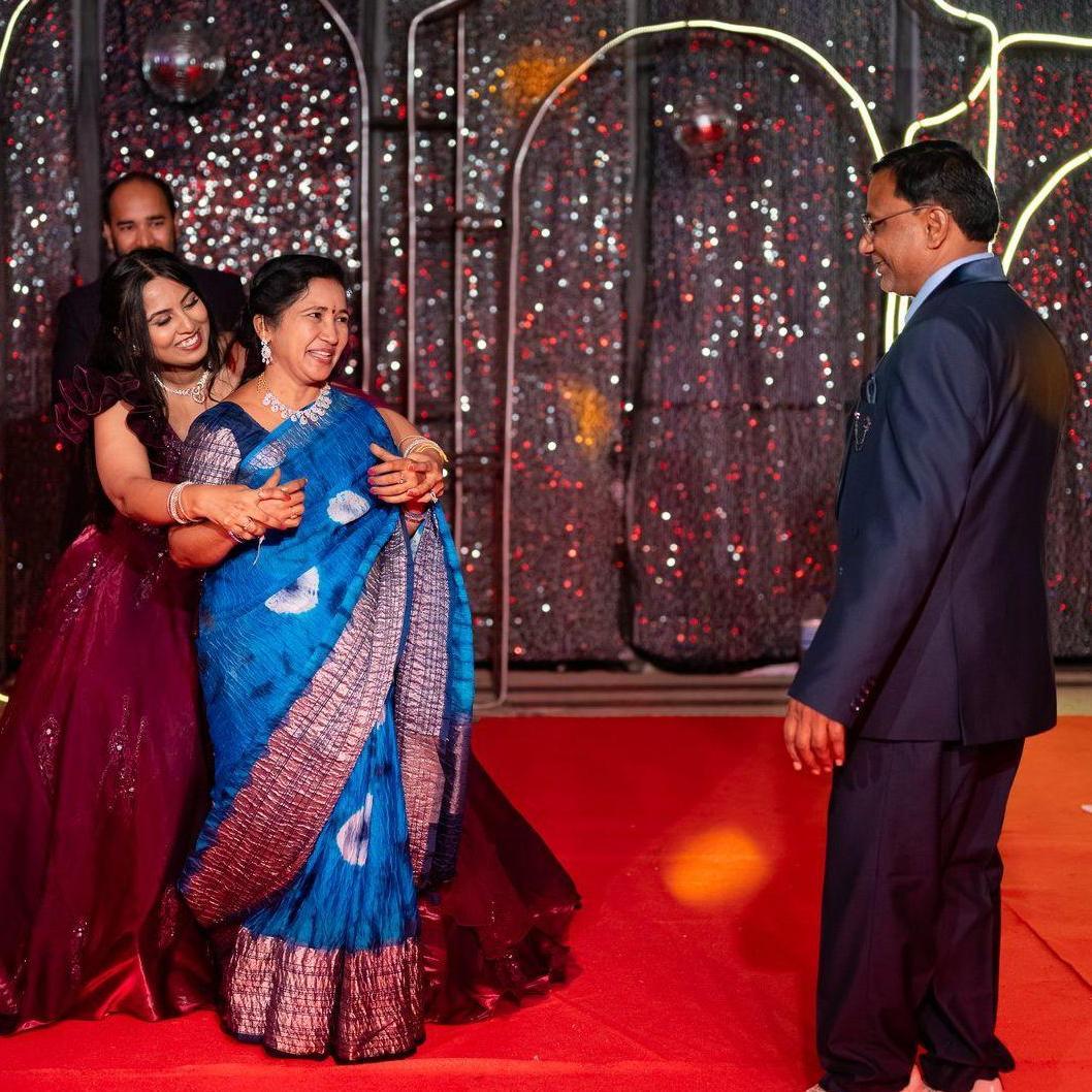 When your in-laws steal the spotlight with their dance moves!