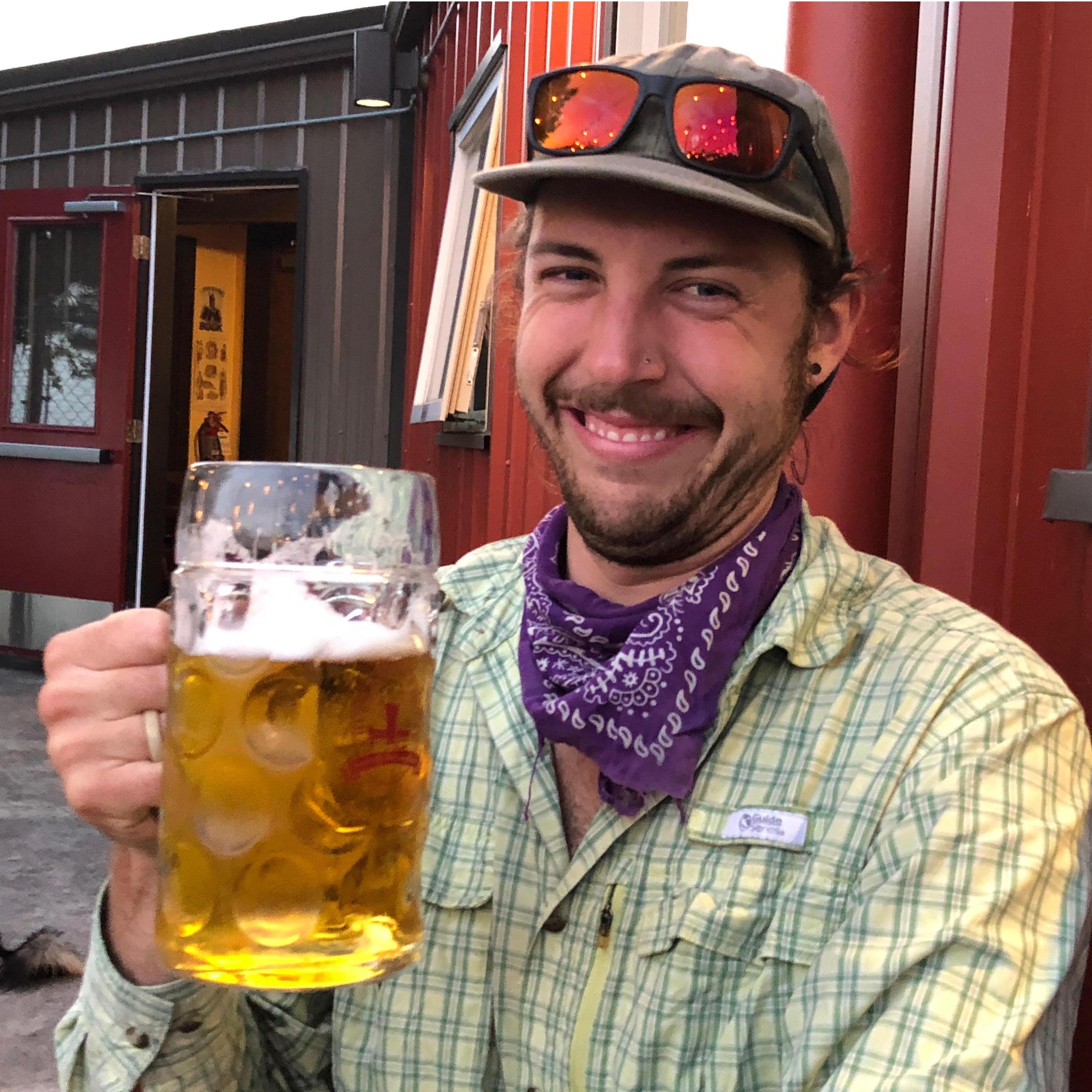 A very happy Adam. This photo was taken during our Canadian road trip in August of 2018. We stopped at a brewery in Bellingham, WA, where this joyous picture was taken. 8.2018