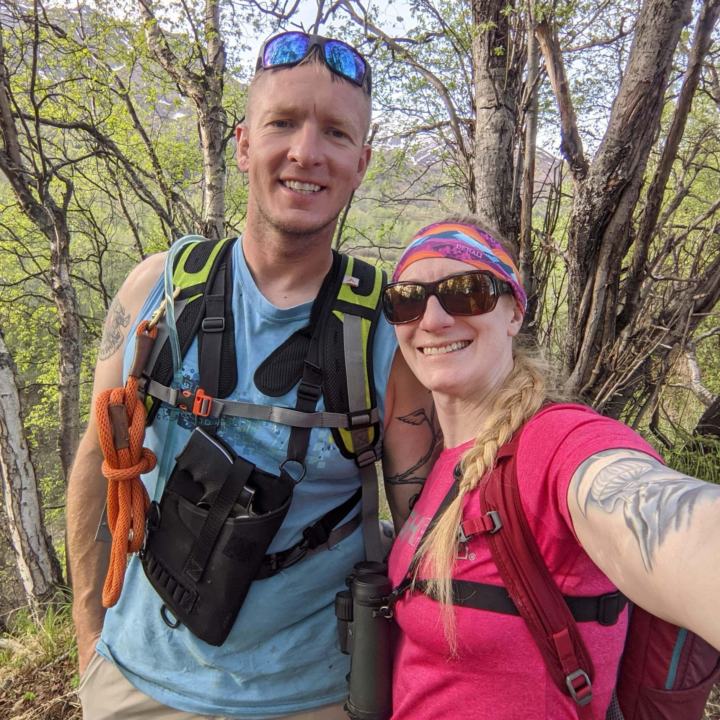 out for a hike