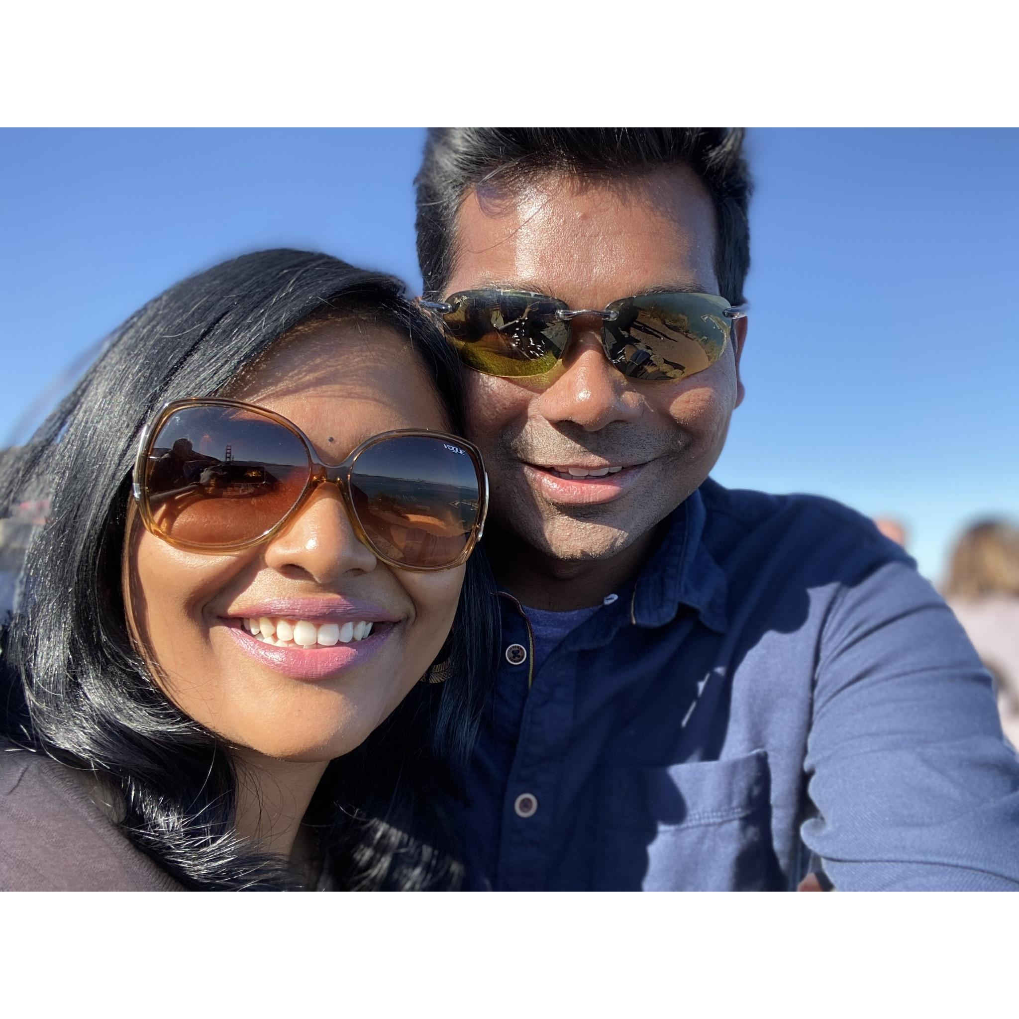 Prem finds Ramya's taste in shades ridiculous. In fact, the first time he saw her with her sun glasses, thats the word that popped up in his head. RIDICULOUSLY HUGE .. lol