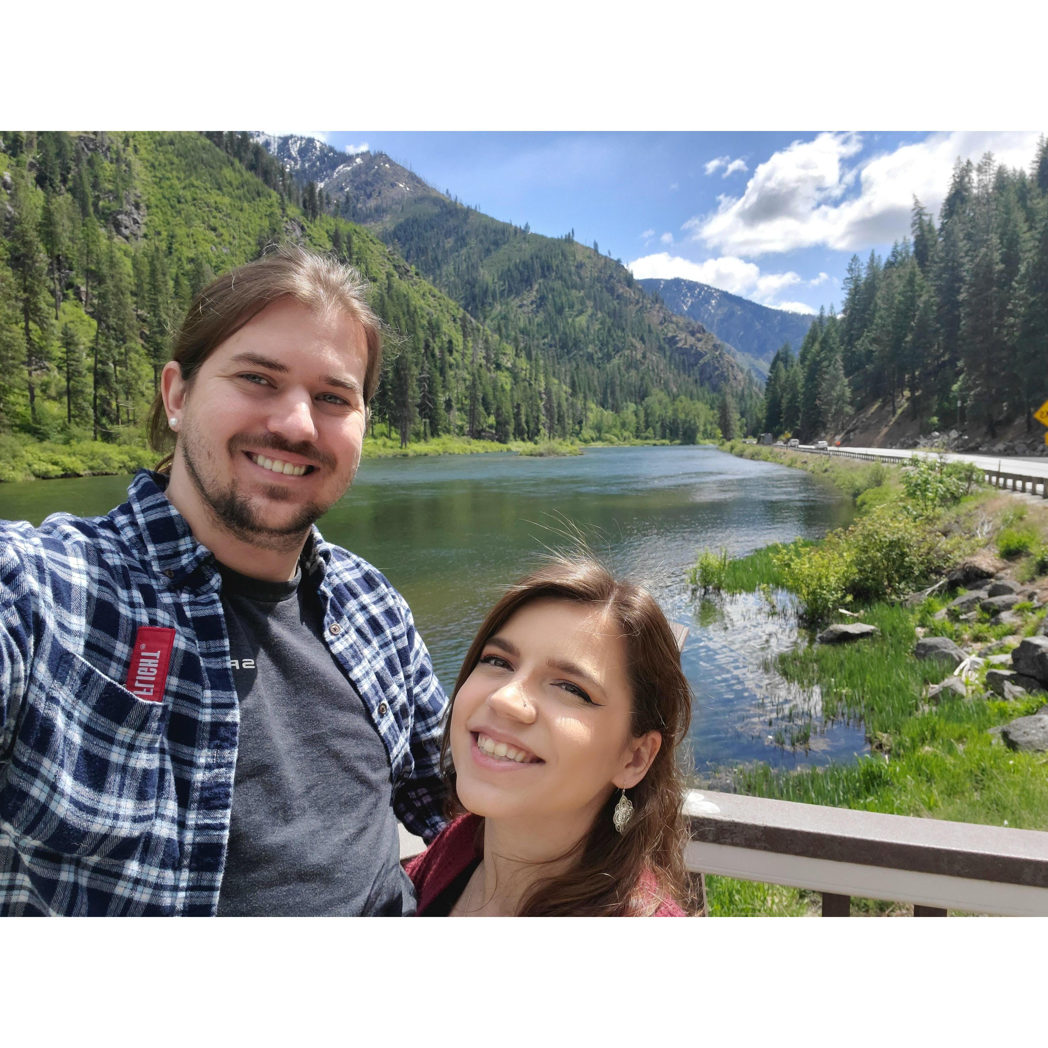 Stopped on our trip to Leavenworth, Washington. May 2021