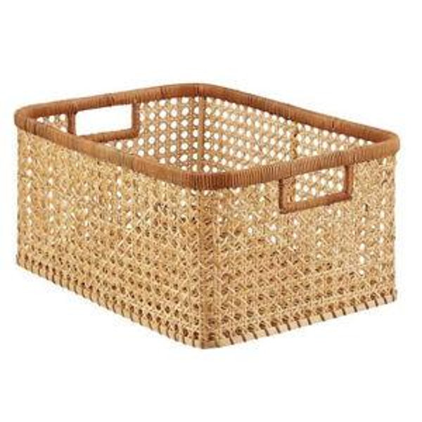 Albany Cane Rattan Bins